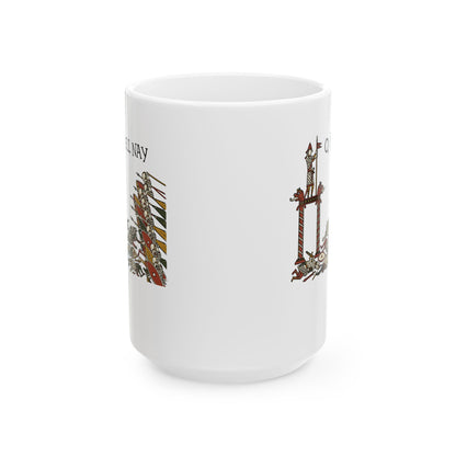 Hell Nay Bayeux Tapestry Meme Ceramic Mug, (11oz, 15oz)