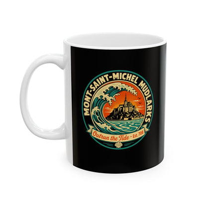 Mont Saint Michel Mudlarks Ceramic Mug, (11oz, 15oz)