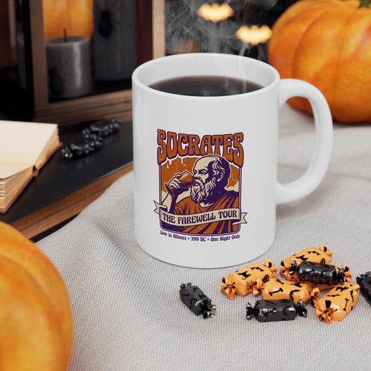 Socrates Farewell Tour Ceramic Mug, (11oz, 15oz)