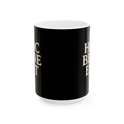 Hoc Bene Est This is Fine Latin Ceramic Mug, (11oz, 15oz)