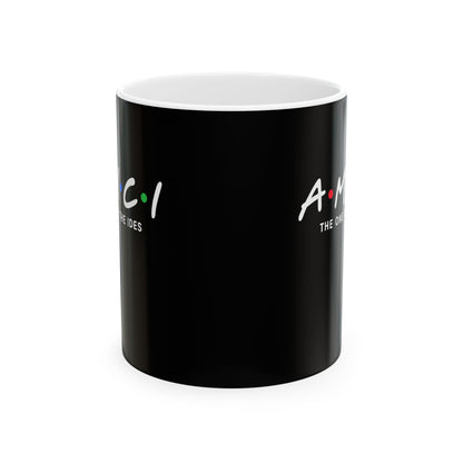 Latin Friends with Ides Ceramic Mug, (11oz, 15oz)