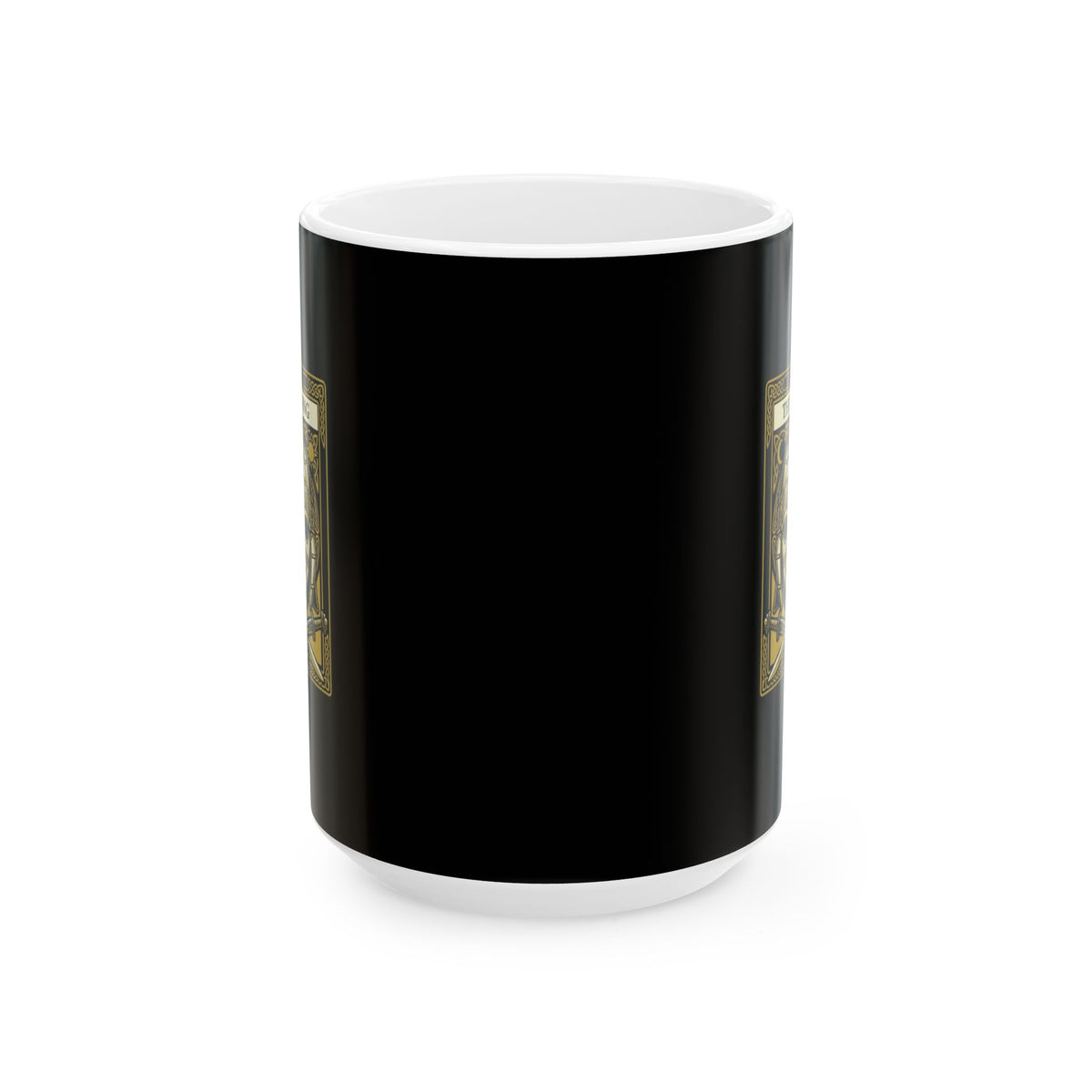 Sutton Hoo Saxon King Tarot Ceramic Mug, (11oz, 15oz)