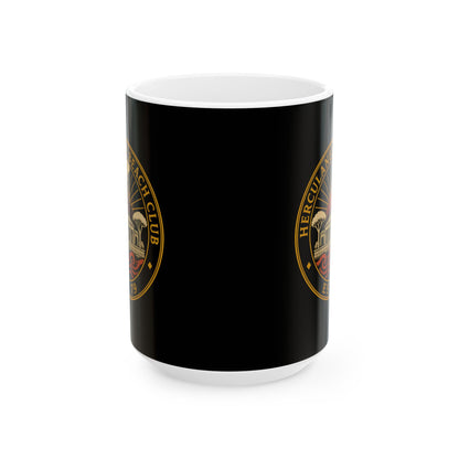 Herculaneum Beach Club Est 79 Ceramic Mug, (11oz, 15oz)