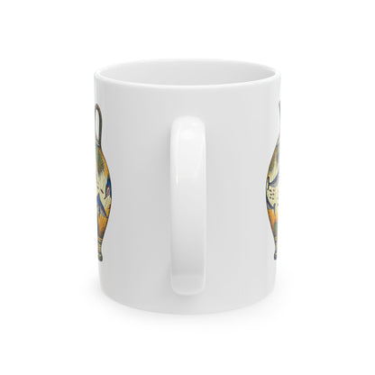 Minoan Dolphin Vase Ceramic Mug, (11oz, 15oz)