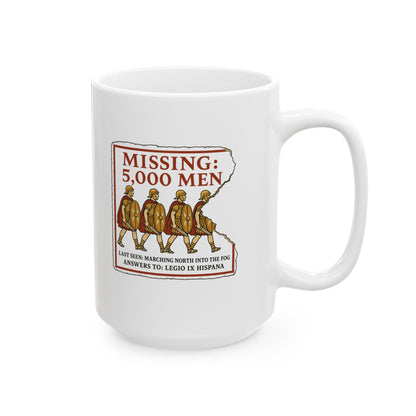 Missing IX Legio Hispana Ceramic Mug, (11oz, 15oz)