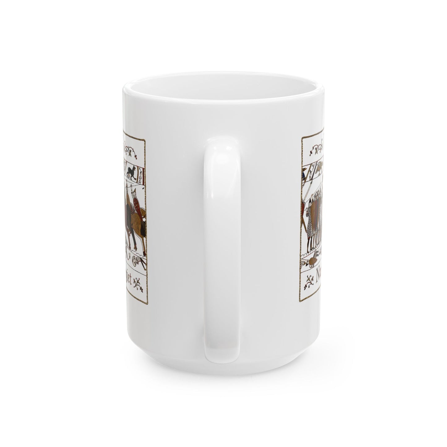 1066 Never Forget Old English Tapestry Ceramic Mug, (11oz, 15oz)