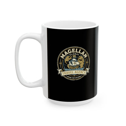 Magellan Travel Agency Ceramic Mug, (11oz, 15oz)