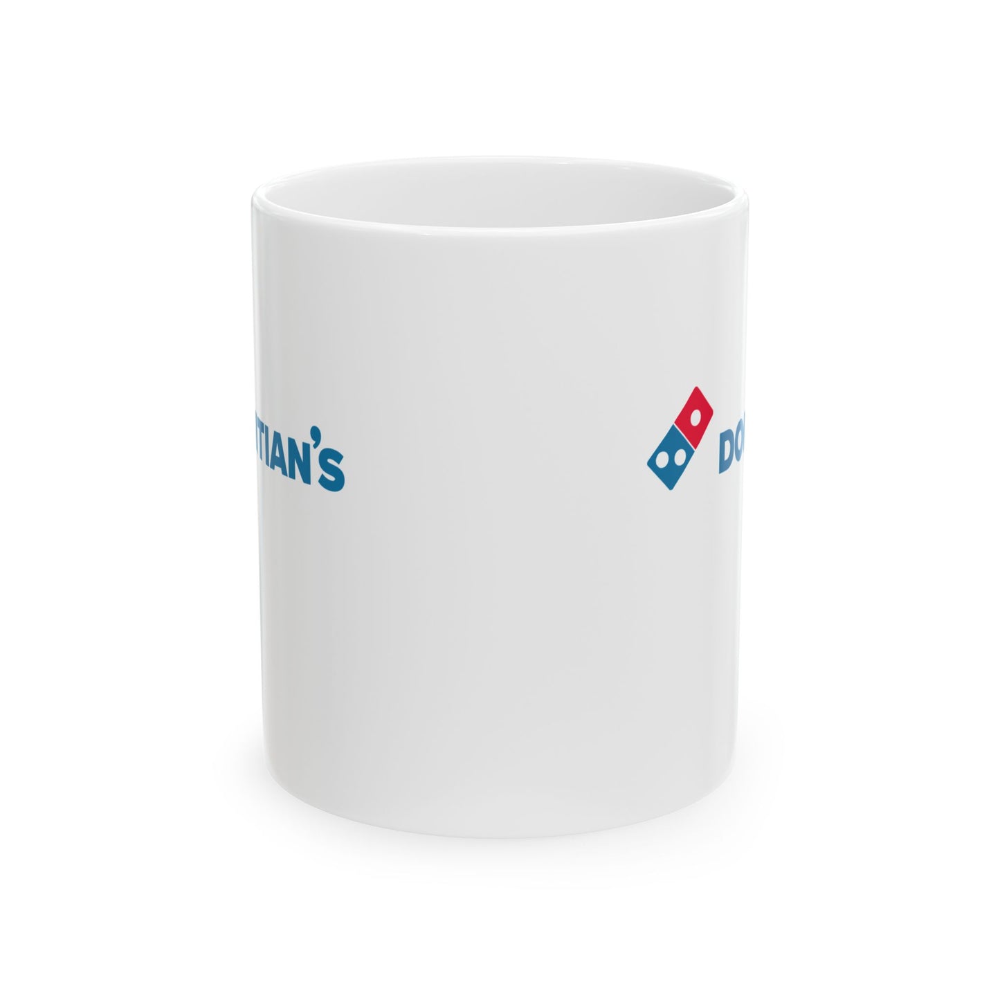 Domitian's Pizza Logo Ceramic Mug, (11oz, 15oz)
