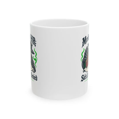Medieval HR Sick Leave Denied  Ceramic Mug, (11oz, 15oz)