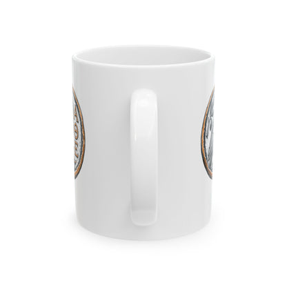 Athens Owl Coin Ceramic Mug, (11oz, 15oz)