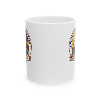 Pliny's Volcano Tours Ceramic Mug, (11oz, 15oz)