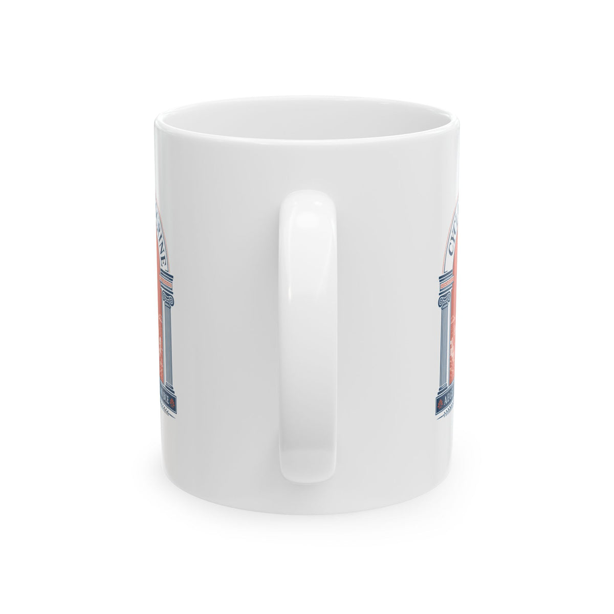 Cycladic Figurine 2500 Aegean Sea Ceramic Mug, (11oz, 15oz)