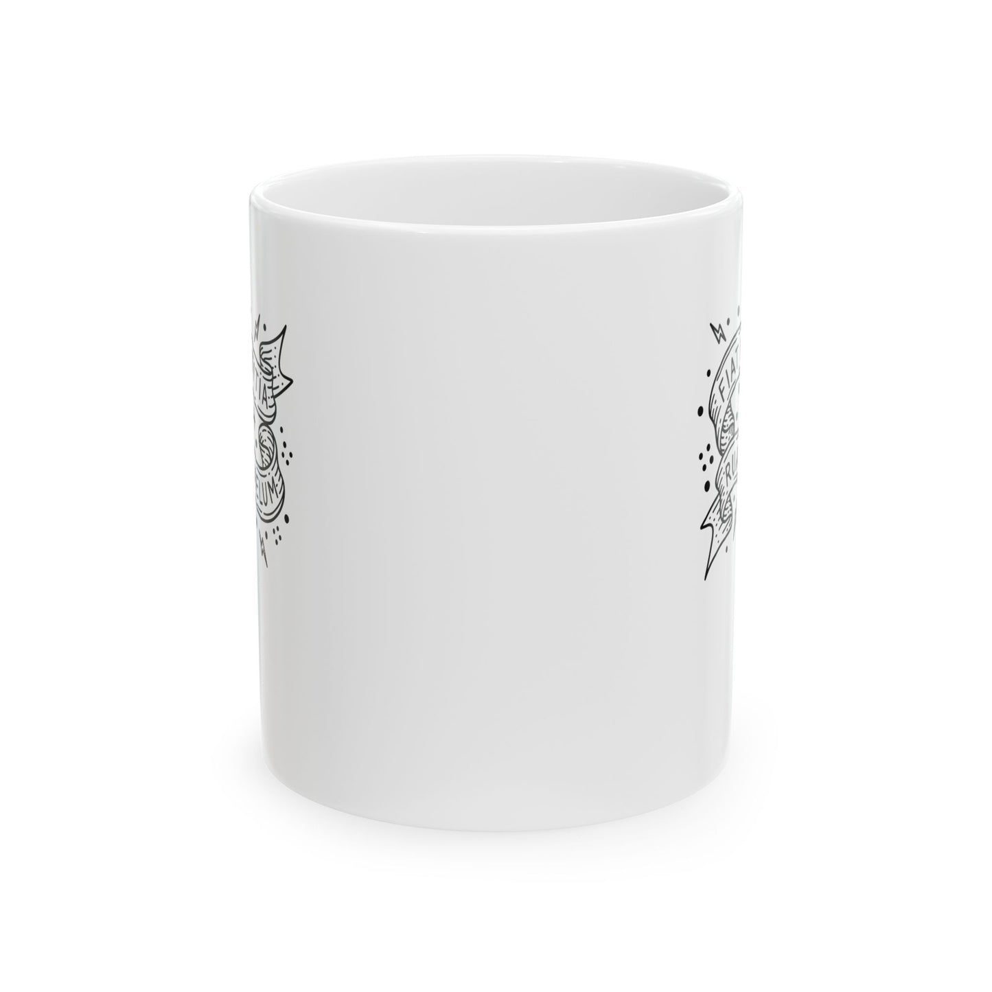 Fiat Iustitia Ceramic Mug, (11oz, 15oz)