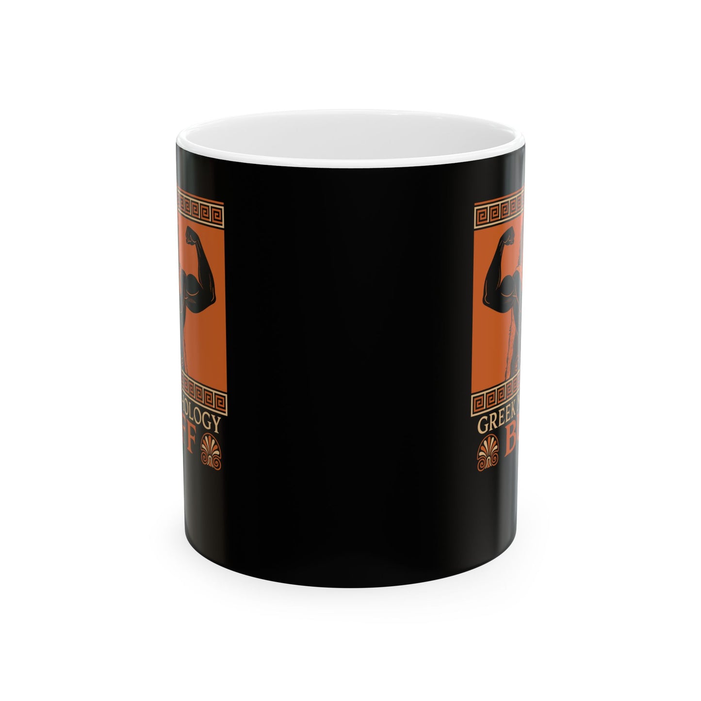 Heracles Greek Mythology Buff Ceramic Mug, (11oz, 15oz)