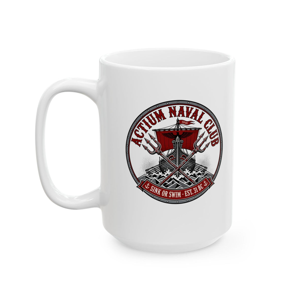 Actium Naval Club Ceramic Mug, (11oz, 15oz)