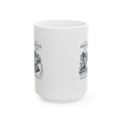 Gargoyle vs Grotesque Ceramic Mug, (11oz, 15oz)