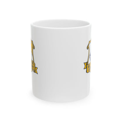 Don't Let the Bastards Grind You Down Latin Quote Ceramic Mug, (11oz, 15oz)