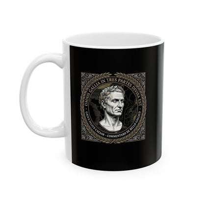 Julius Caesar Gallic War Quote Ceramic Mug, (11oz, 15oz)