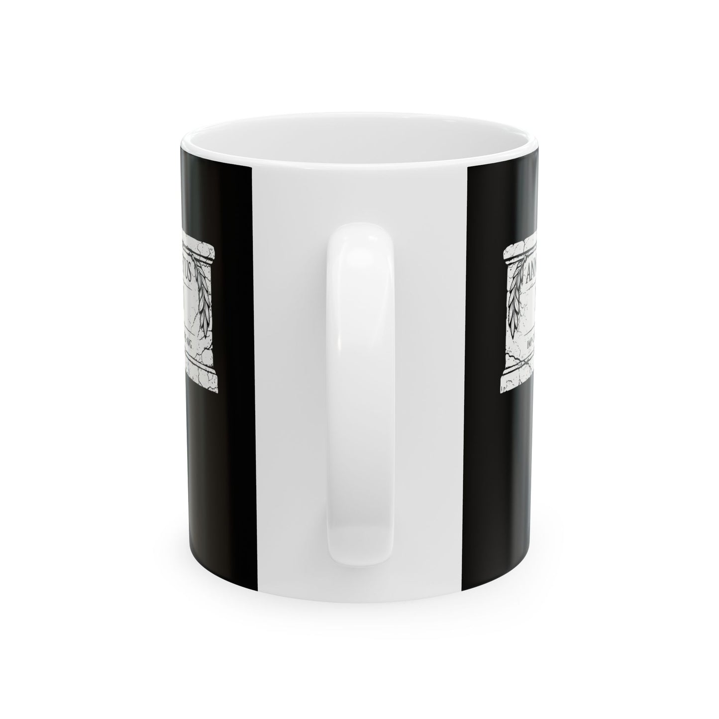 Emperor Domitian Year of Fear in Latin Ceramic Mug, (11oz, 15oz)
