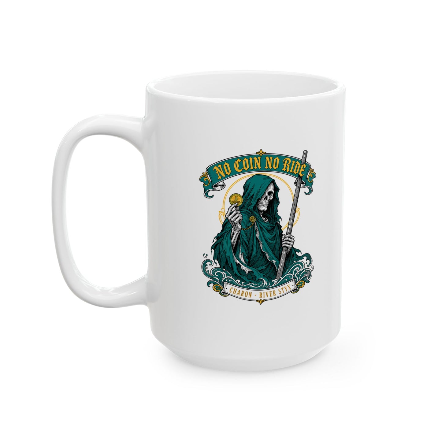 Charon River Styx Ceramic Mug, (11oz, 15oz)