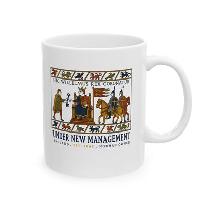 Bayeux Tapestry Under New Management Normans Ceramic Mug, (11oz, 15oz)