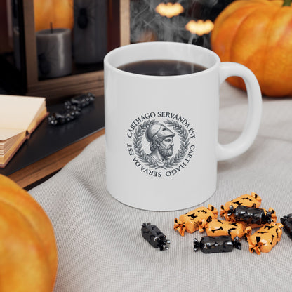 Scipio Quote Carthago Servanda Est Quote  Ceramic Mug, (11oz, 15oz)