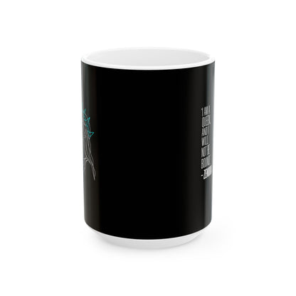 Line Art Queen Zenobia of Palmyra Ceramic Mug, (11oz, 15oz)