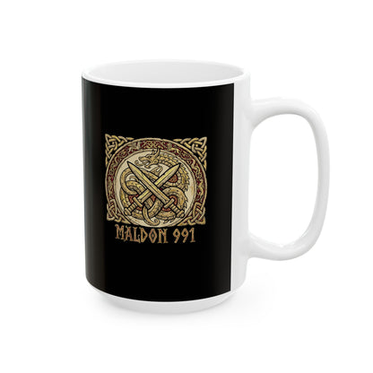 Battle of Maldon King Æthelred vs Vikings Ceramic Mug, (11oz, 15oz)