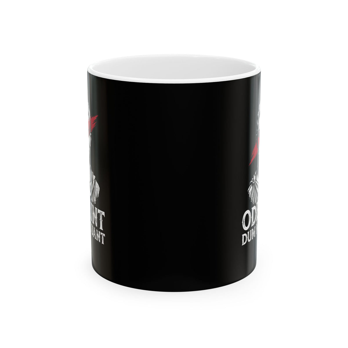 Caligula Let Them Hate They Fear Me Latin Quote Ceramic Mug, (11oz, 15oz)