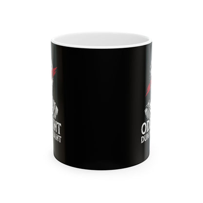 Caligula Let Them Hate They Fear Me Latin Quote Ceramic Mug, (11oz, 15oz)