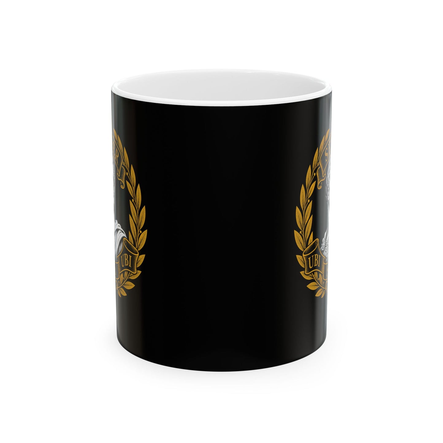Ubi Sub Ubi Wear Underwear Statue Ceramic Mug, (11oz, 15oz)