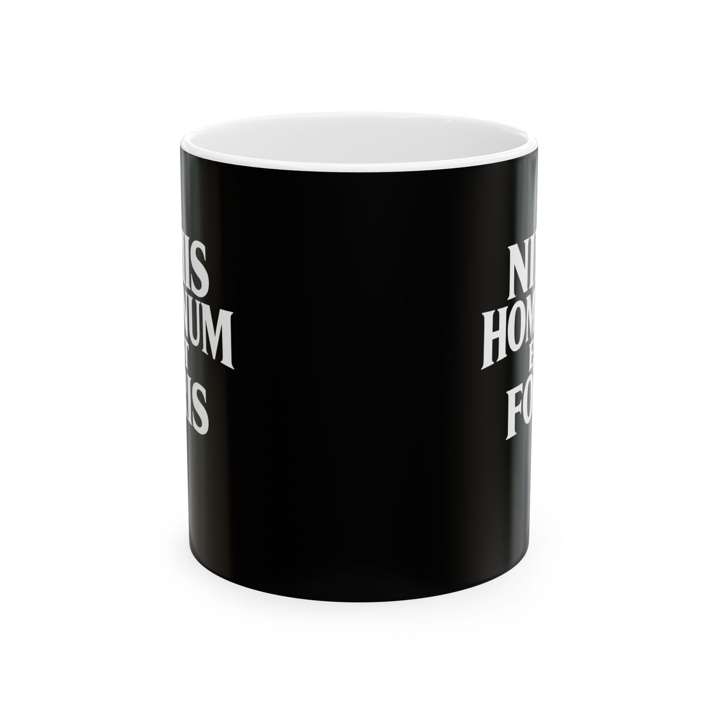 It's Too Peopley Outside in Latin Ceramic Mug, (11oz, 15oz)