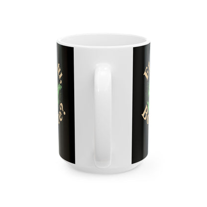Caesar Ghost Et Tu Boo-Te Ceramic Mug, (11oz, 15oz)