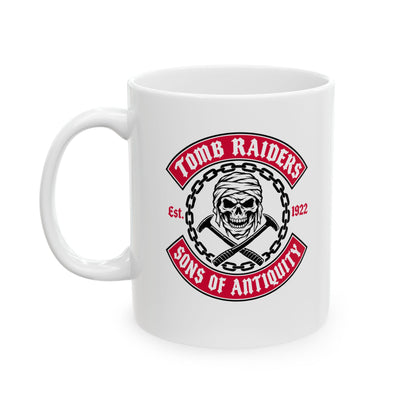 Tomb Raiders Sons of Antiquity Ceramic Mug, (11oz, 15oz)