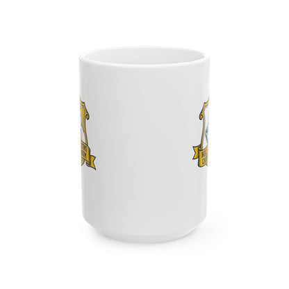 Don't Let the Bastards Grind You Down Latin Quote Ceramic Mug, (11oz, 15oz)
