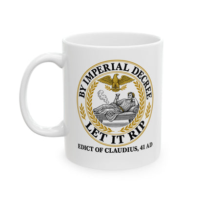 Emperor Claudius Fart Decree Ceramic Mug, (11oz, 15oz)