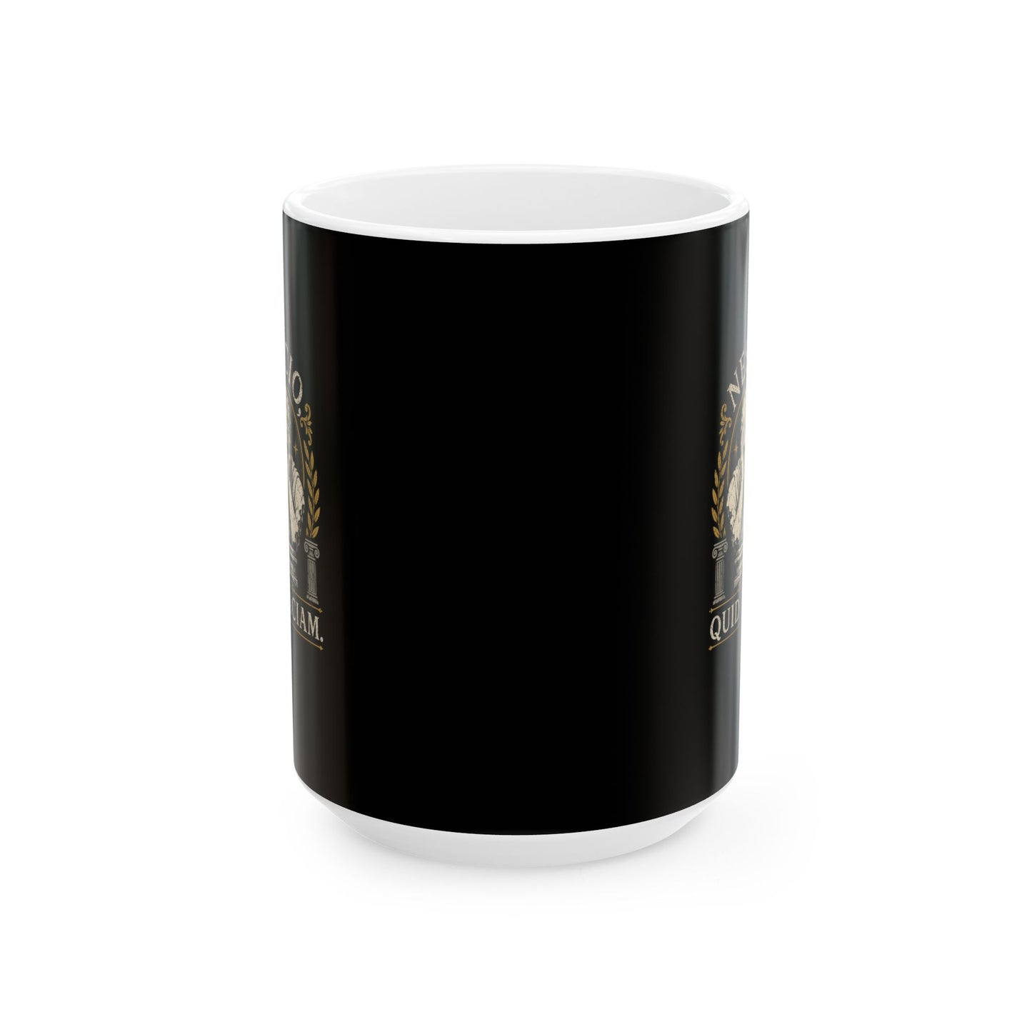 NESCIO QUID FACIAM STATUE Ceramic Mug, (11oz, 15oz)