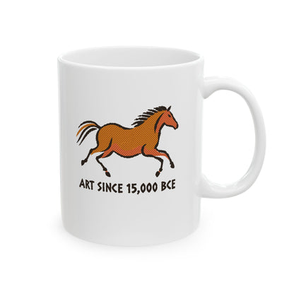 Lascaux Horse Art Since 15000 BCE Ceramic Mug, (11oz, 15oz)