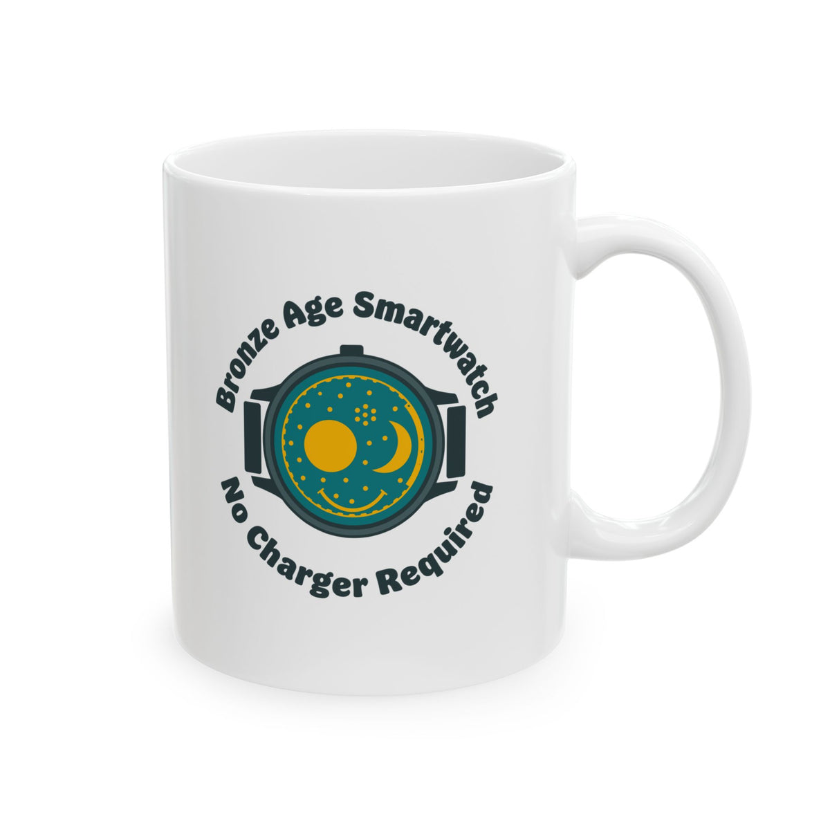 Nebra Sky Disc Original Smartwatch Ceramic Mug, (11oz, 15oz)
