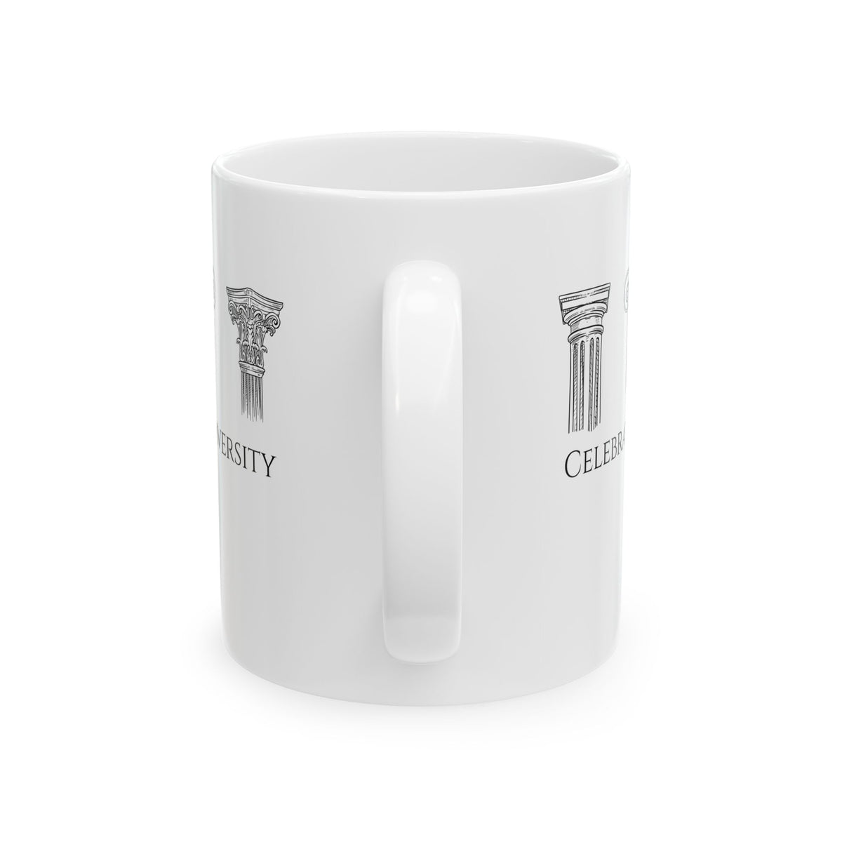 Celebrate Diversity Greek Columns Ceramic Mug, (11oz, 15oz)