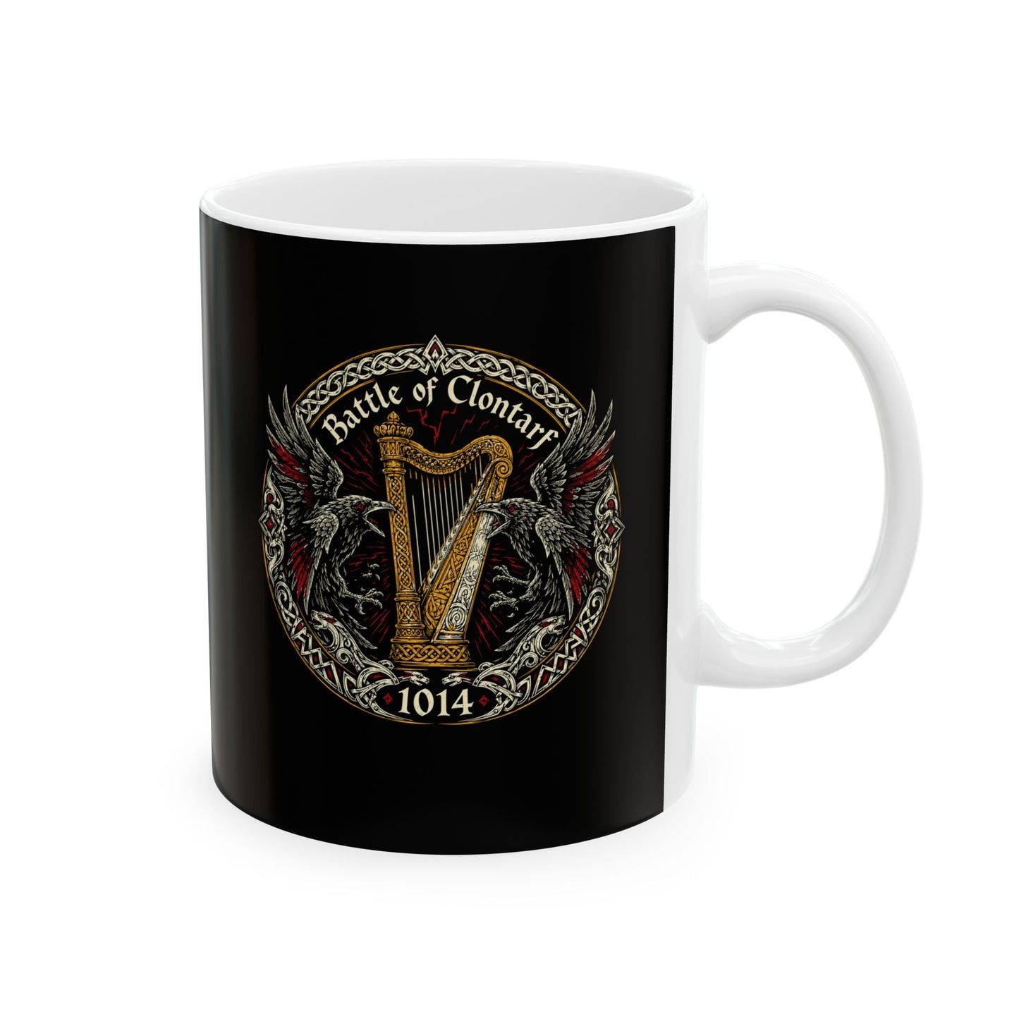 Irish Battle of Clontarf Ceramic Mug, (11oz, 15oz)