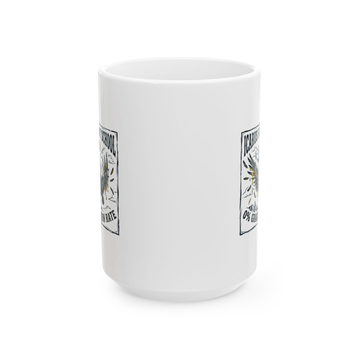 Icarus Flight School Ceramic Mug, (11oz, 15oz)