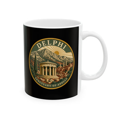 Delphi Sanctuary of Apollo Patch Ceramic Mug, (11oz, 15oz)