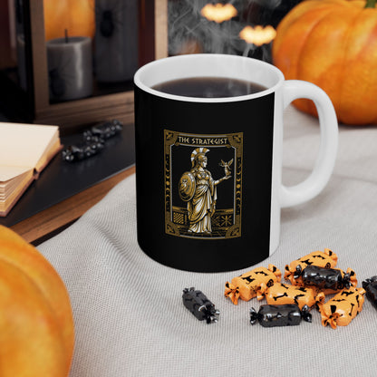Athena Strategist Tarot Ceramic Mug, (11oz, 15oz)