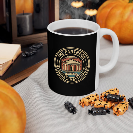 Roman Pantheon Ceramic Mug, (11oz, 15oz)