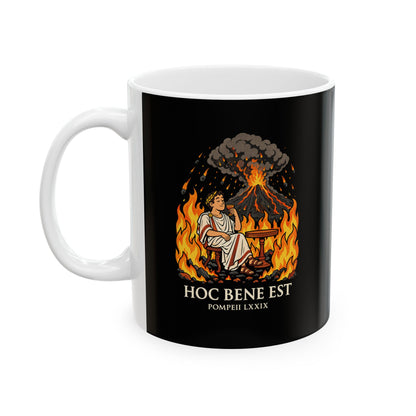 Hoc Bene Est Pompeii Ceramic Mug, (11oz, 15oz)