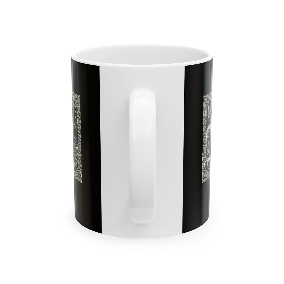 Viking Raid on Lindisfarne Ceramic Mug, (11oz, 15oz)