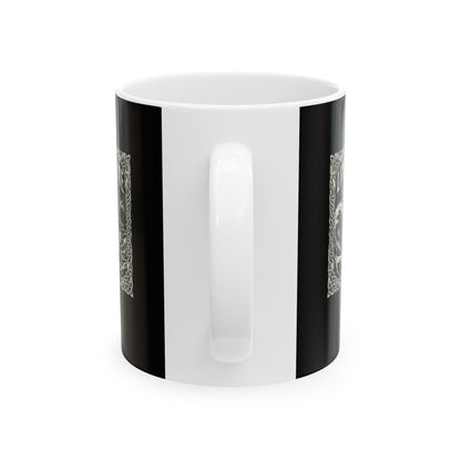 Viking Raid on Lindisfarne Ceramic Mug, (11oz, 15oz)