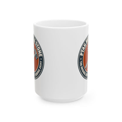 Ptah Metal & Stone Ceramic Mug, (11oz, 15oz)