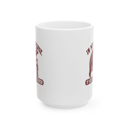 In My Defense My Ancestors Were Spartan Ceramic Mug, (11oz, 15oz)